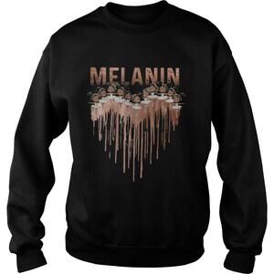 Melanin Black Girl Ballet Heart Shirt